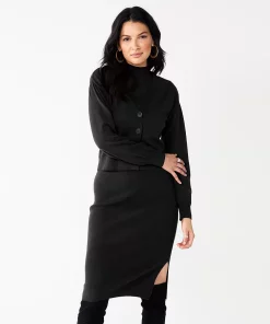 Women's Nine West Short Knit Cardigan