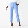Women's Nine West High-Waisted Tapered Pants -Nine West Sales 5659834 Brandy Blue