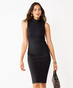 Women's Nine West Turtleneck Bodycon Dress