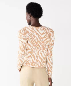 Women's Nine West Puff Sleeve Cardigan -Nine West Sales 5671301 ALT