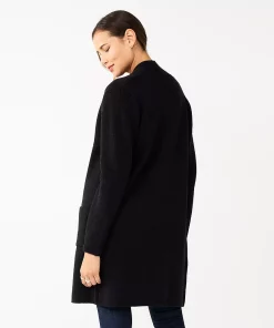 Women's Nine West Jacquard Long Cardigan 36 Women's Nine West Jacquard Long Cardigan -Nine West Sales 5692188 ALT