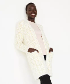 Women's Nine West Jacquard Long Cardigan 24 Women's Nine West Jacquard Long Cardigan -Nine West Sales 5692188 Gold Cheetah