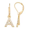 Nine West Initial "A" Drop Earrings -Nine West Sales 5771513