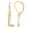 Nine West Initial "L" Drop Earrings