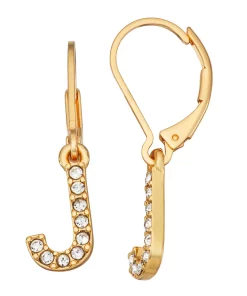 Nine West Initial "J" Drop Earrings