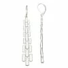 Women's Nine West Silver Tone Chain Drop Earrings -Nine West Sales 5806621