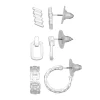 Nine West Silver Tone Metal Trio Earring Set -Nine West Sales 5806628