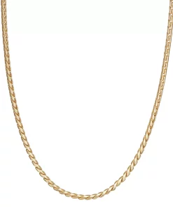 Nine West Gold Tone Twisted Collar Necklace