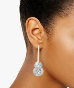 Nine West Sequins Disco Hoop Earrings -Nine West Sales 5808086 ALT
