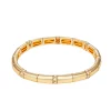 Nine West Gold Tone Pave Stretch Bracelet -Nine West Sales 5808118