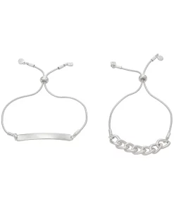 Nine West Silver Tone Friendship Bracelets