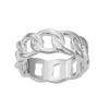 Nine West Silver Tone Chain Link Ring -Nine West Sales 5893123