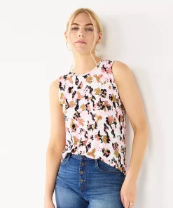 Nine West Essential Easy High-Neck Tank -Nine West Sales 6171805 Impress Camo