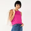 Nine West Essential Easy High-Neck Tank -Nine West Sales 6171805 Raspberry Soda