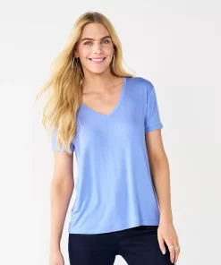Women's Nine West Essential V-Neck Tee 14 Women's Nine West Essential V-Neck Tee -Nine West Sales 6172031 Valentina Peri